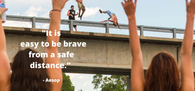 Aesop Quote on Bravery